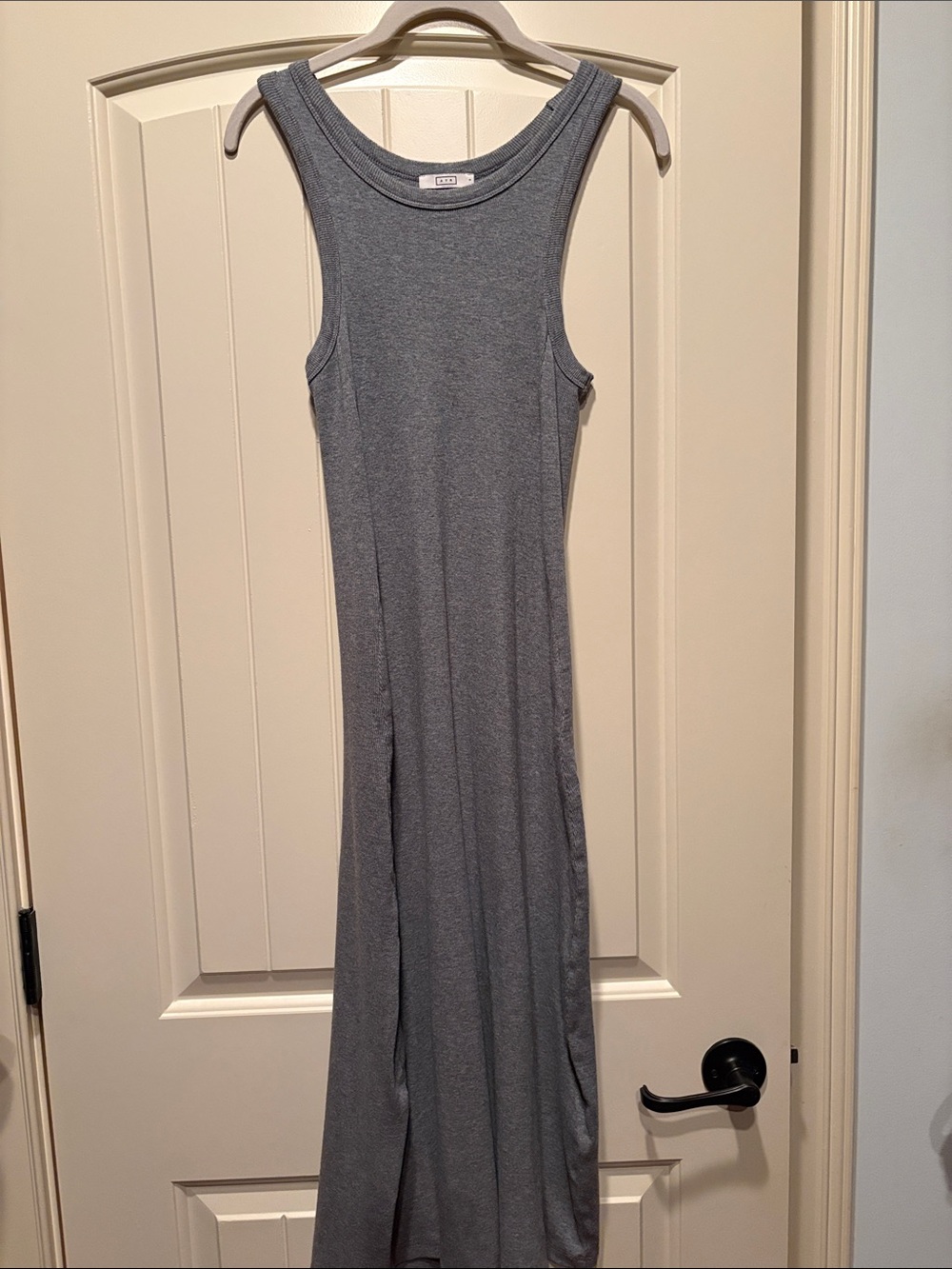 AYR Sleeveless Maxi Dress in Heather Gray